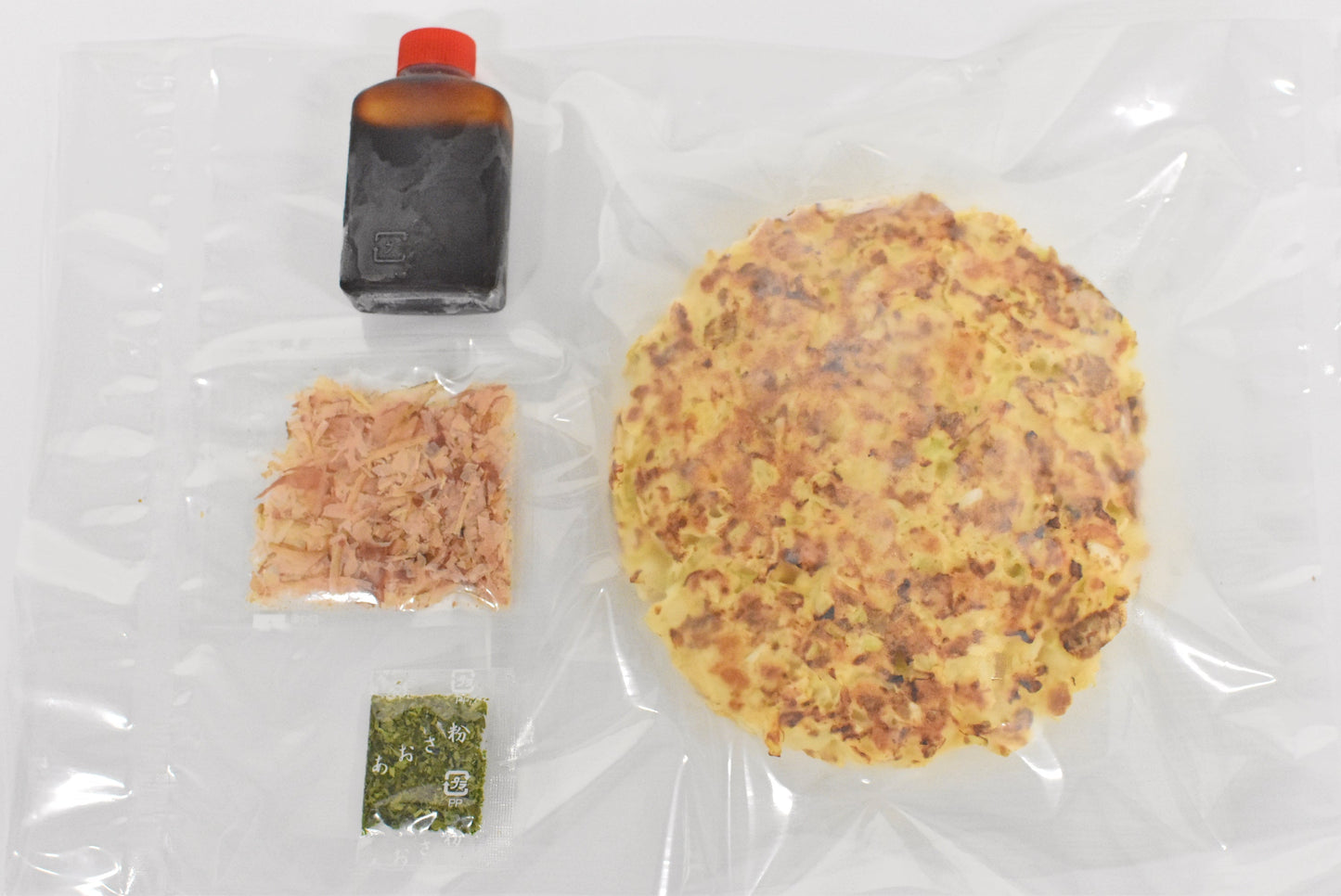 【冷凍お好み焼き】三種のチーズ天